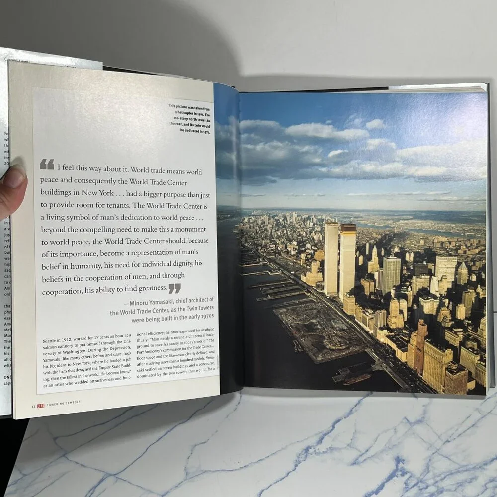 LIFE One Nation America Remembers 9/11 Hardcover Book Twin Towers NYC